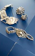 Zeeuwse Antieke zilveren sieraden set, Ophalen of Verzenden, Zo goed als nieuw, Zilver, Zilver