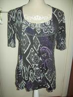 Leuk elegant paisley boho shirt van Street One maat 42 44, Verzenden, Zo goed als nieuw, Korte mouw, Maat 42/44 (L)