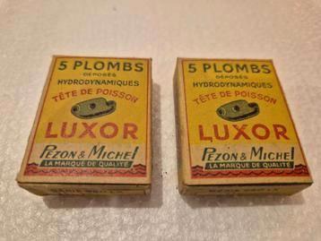 Pezon et Michel Luxor loodkopjes vintage hengelsport, Watersport en Boten, Hengelsport | Roofvissen, Nieuw, Overige typen, Ophalen of Verzenden