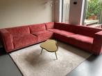 Hoekbank bordeaux rood, Ophalen, Zo goed als nieuw, Stof