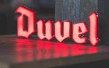 Reclameverlichting Duvel beschikbaar voor biedingen
