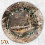 🦋MJB Armband nr: 170 Mosagaat halfedelsteen 18 cm, Overige materialen, Nieuw, Ophalen of Verzenden, Met edelsteen