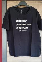 Dames shirt - maat XS - zwart, Kleding | Dames, T-shirts, Zwart, Ophalen of Verzenden, Zo goed als nieuw, Korte mouw