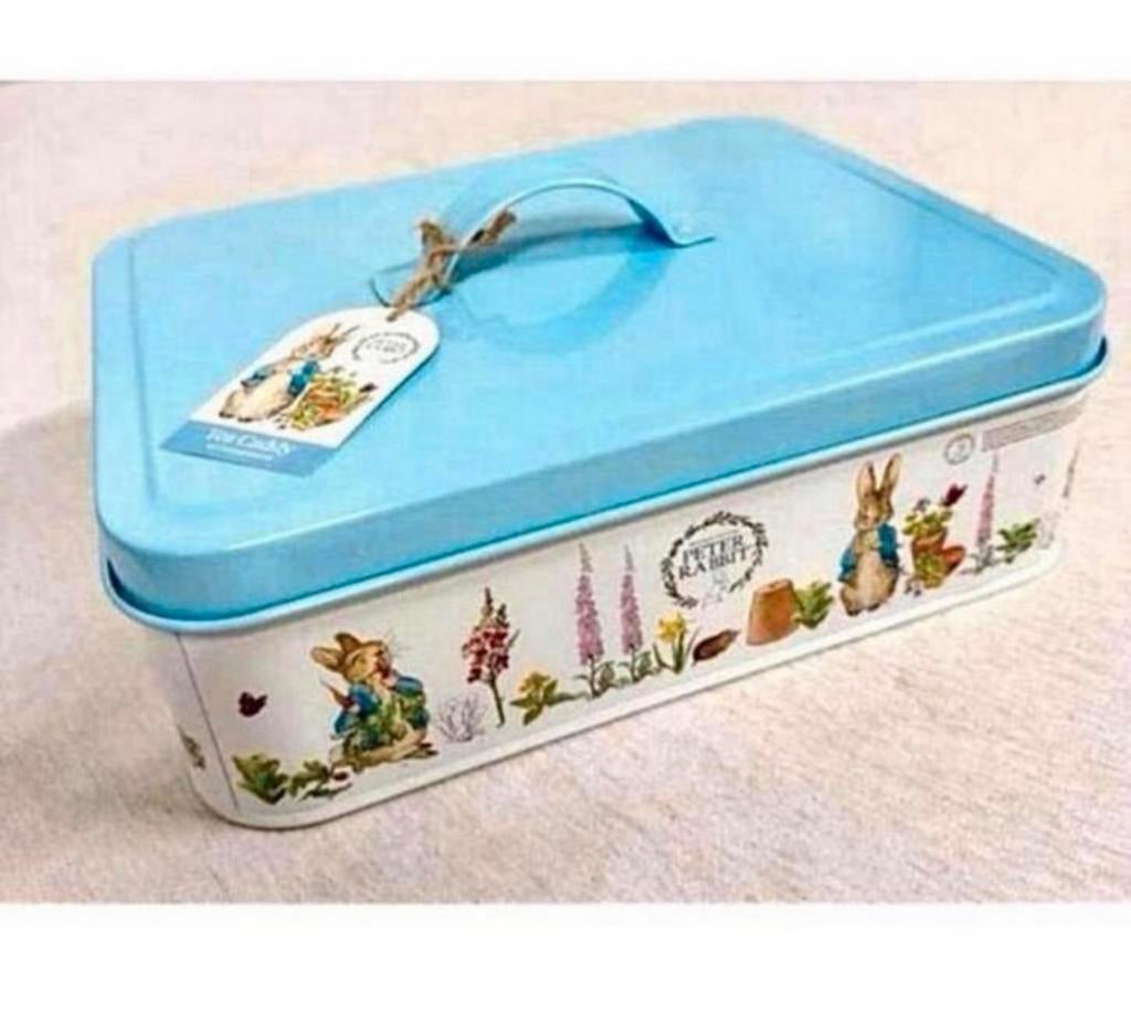 Peter Rabbit Classic Tea Caddy - Blikken theedoos thee-doos, Verzamelen, Blikken, Nieuw, Thee, Ophalen of Verzenden