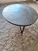 Salontafel metaal/ koper, Huis en Inrichting, 50 tot 100 cm, Rond, Zo goed als nieuw, Metaal