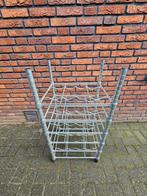 Metalen Wijnrek voor 25+ Flessen, Huis en Inrichting, Woonaccessoires | Wijnrekken, Ophalen, Gebruikt, 25 flessen of meer, Metaal