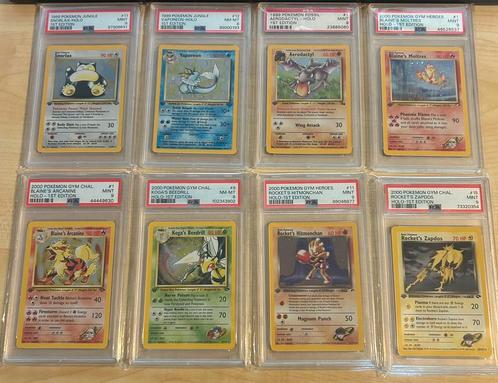Diverse wotc graded psa holo pokemonkaarten, Hobby en Vrije tijd, Verzamelkaartspellen | Pokémon, Zo goed als nieuw, Ophalen of Verzenden