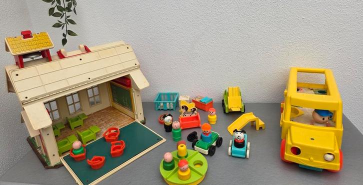 Vintage Fisher-Price Speelgoed Set, Kinderen en Baby's, Speelgoed | Overig, Gebruikt, Jongen of Meisje, Ophalen of Verzenden
