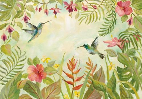 Tropisch behang Kolibrie, vogelbehang, Muurdeco4kids, Huis en Inrichting, Stoffering | Behang, minder dan 10 m², Verzenden