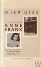 Herinneringen aan Anne Frank van Miep Gies, Ophalen of Verzenden, Zo goed als nieuw, Tweede Wereldoorlog