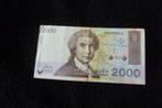 Banknote - 6x Kroatië 2.000 Dinara 1992 schaars pr-/+ (bb 39, Ophalen of Verzenden, Overige landen, Setje