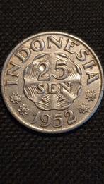 25 Sen 1952 Indonesië nummer 2, Postzegels en Munten, Munten | Azië, Ophalen of Verzenden