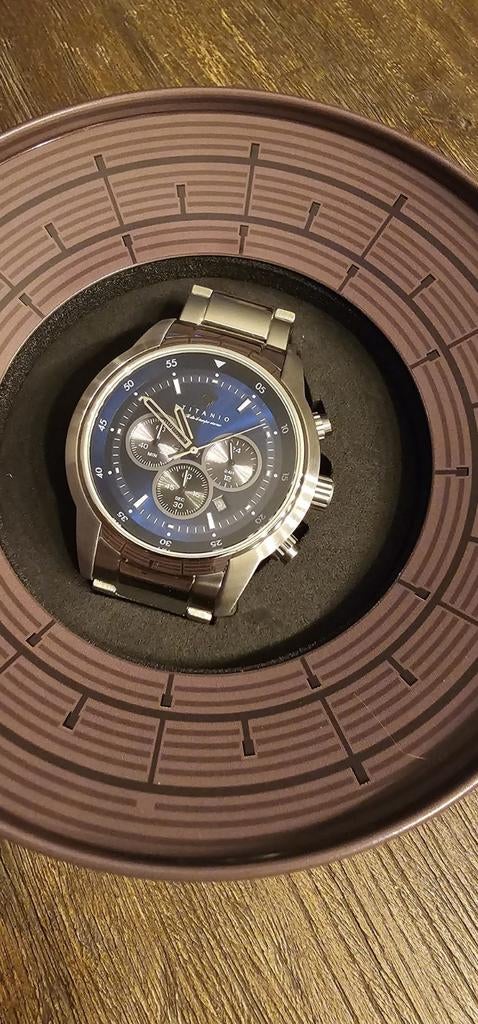 Titanio heren horloge nieuw., Overige merken, Staal, Polshorloge, Nieuw