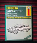 Handleiding Honda Civic Hatchback, Sedan, Wagon & CRX '84-86, Honda, Diverse auteurs, Ophalen, Gelezen