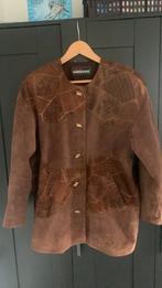 Mobiani leren jas maat 42, Ophalen of Verzenden, Zo goed als nieuw, Maat 42/44 (L), Bruin