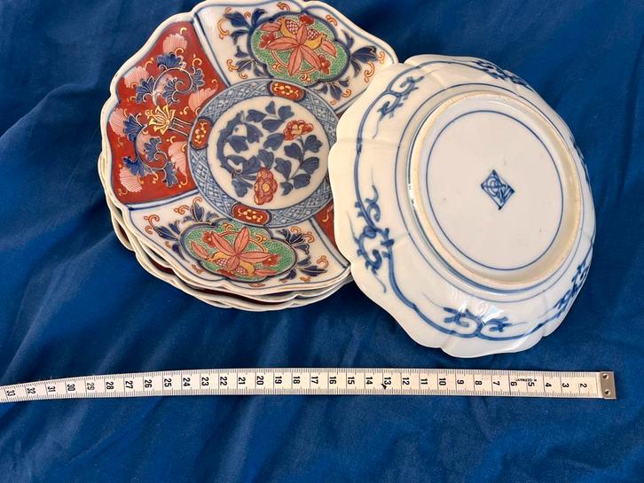Imari porcelain bordjes 6st, Antiek en Kunst, Antiek | Porselein, Ophalen