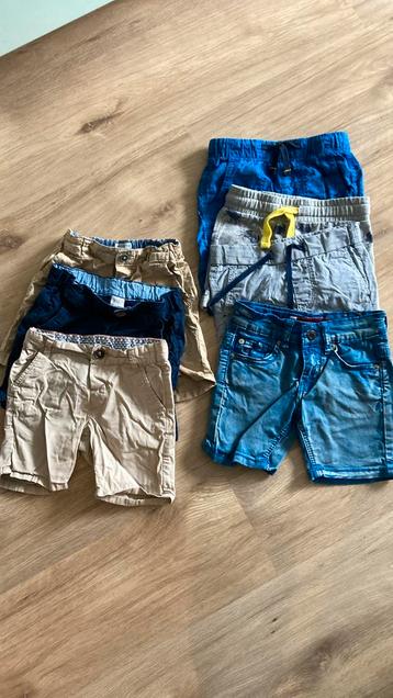 7 korte broeken maat 86/92 jongens H&M HEMA 