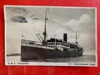 DMS Indrapoera - NV Rotterdamsche Lloyd, Verzamelen, Ophalen of Verzenden, Gebruikt, Motorboot, Kaart, Foto of Prent