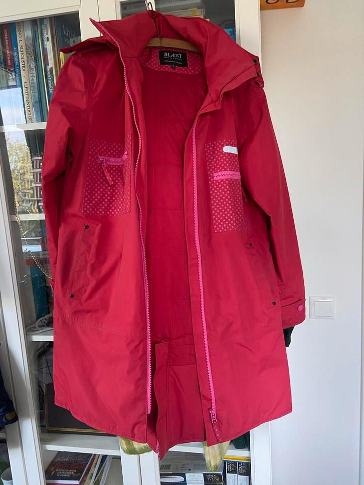 Blaest winterjas maat s- zgan!, Kleding | Dames, Jassen | Winter, Zo goed als nieuw, Maat 38/40 (M), Rood, Ophalen of Verzenden