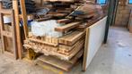 Partij hardhout, ca 3 m3, lange lengtes tot wel 300 cm, Doe-het-zelf en Verbouw, Hout en Planken, Ophalen, Eiken, Nieuw, 250 tot 300 cm