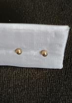 Klein Bal Oorknopjes 2,5 mm - 14k 585 GeelGouden, Verzenden, Zo goed als nieuw, Knopjes of Stekers, Goud
