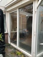 2xDubbele raam met douwerluchter, Doe-het-zelf en Verbouw, Kozijnen en Schuifpuien, Ophalen, Kunststof, Gebruikt, Raamkozijn