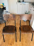 2x Dutchbone branded chairs(also available as single chair ), Huis en Inrichting, Ophalen, Zo goed als nieuw, Bruin, Twee