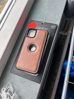 iPhone 11 Hoesje - Bruin Leerlook, Ophalen of Verzenden, Gebruikt, IPhone 11, Frontje of Cover