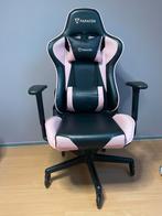 Paracon Brawler gamestoel (bureaustoel)roze zwart, Huis en Inrichting, Ophalen, Zo goed als nieuw, Zwart