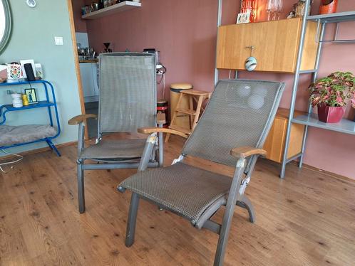 Hartman verstelbare tuinstoelen, Tuin en Terras, Tuinstoelen, Gebruikt, Kunststof, Ophalen of Verzenden