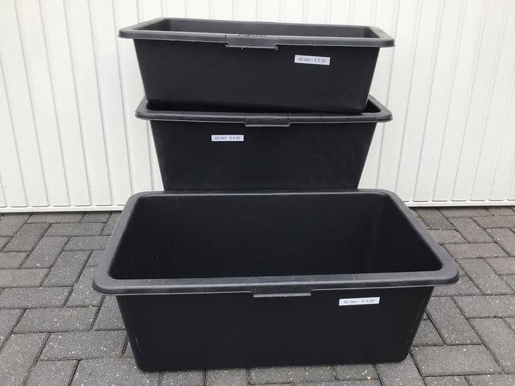Speciebak vierkant/ rond.Nieuw.Maat: 40,65,90ltr.Emmers12,21, Doe-het-zelf en Verbouw, Overige Doe-het-zelf en Verbouw, Nieuw