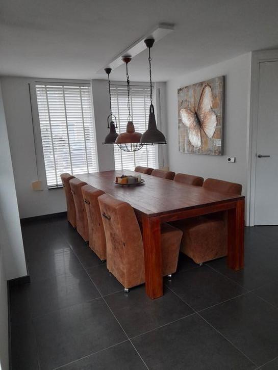 Eetkamertafel 300x110 cm, Huis en Inrichting, Tafels | Eettafels, Gebruikt, 100 tot 150 cm, 200 cm of meer, Vijf personen of meer