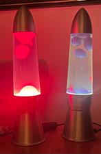 Twee retro lavalampen jaren 90, Ophalen, Zo goed als nieuw, Minder dan 50 cm