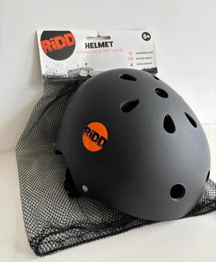 RiDD Skull Helm Mat zwart 5+ (Nieuw!), Fietsen en Brommers, Fietsaccessoires | Fietshelmen, Nieuw, Heer of Dame, Ophalen of Verzenden