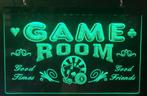 Game Room gamen good times groen led reclame ledlamp deco, Info@deconoord.nl, Deco Noord, Nieuw, Ophalen of Verzenden