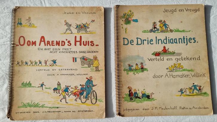 2 Jeugd en Vreugd boekjes, Hamaker-Willink, Boeken, Kinderboeken | Jeugd | onder 10 jaar, Gelezen, Fictie algemeen, Ophalen of Verzenden
