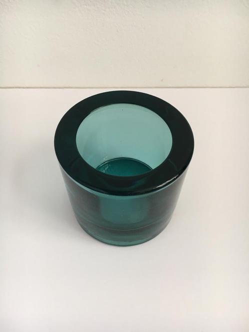 Iittala marimekko kivi waxinelichthouder 6 cm blauw groen, Huis en Inrichting, Woonaccessoires | Kandelaars en Kaarsen, Zo goed als nieuw