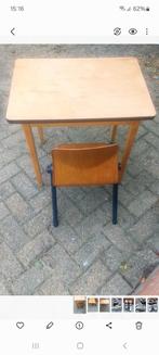 oud school bureausetje tafeltje en stoeltje, Kinderen en Baby's, Kinderkamer | Tafels en Stoelen, Ophalen, Gebruikt, Tafel(s) en Stoel(en)