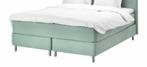 Dunvik Boxspring 160x200, Huis en Inrichting, Slaapkamer | Boxsprings, Ophalen, Gebruikt, Wit, Tweepersoons