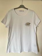 Costes tshirt wit met luipaard maat XXL/44, Kleding | Dames, T-shirts, Costes, Ophalen of Verzenden, Wit, Zo goed als nieuw