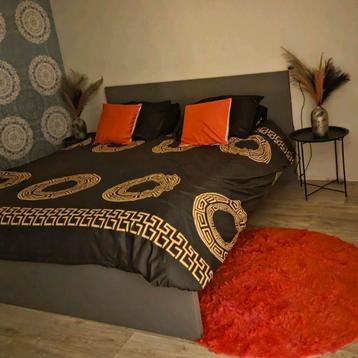 malm bed ikea grijs 180x200