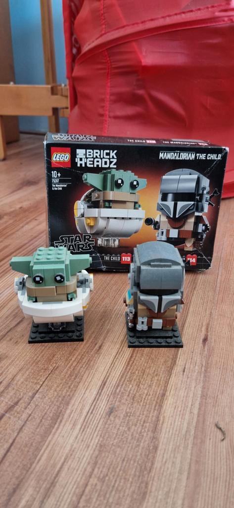 LEGO Star Wars BrickHeadz The Mandalorian & The Child, Kinderen en Baby's, Speelgoed | Duplo en Lego, Zo goed als nieuw, Lego