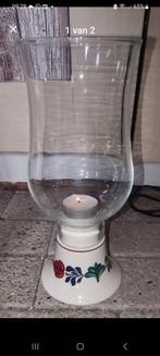 Boerenbont windlicht. Origineel glas, Ophalen of Verzenden, Zo goed als nieuw, Glas, Boerenbont