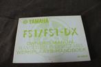 Yamaha FS1 FS1-DX 1979 bromfiets instructie boekje manual, Fietsen en Brommers, Handleidingen en Instructieboekjes, Ophalen of Verzenden