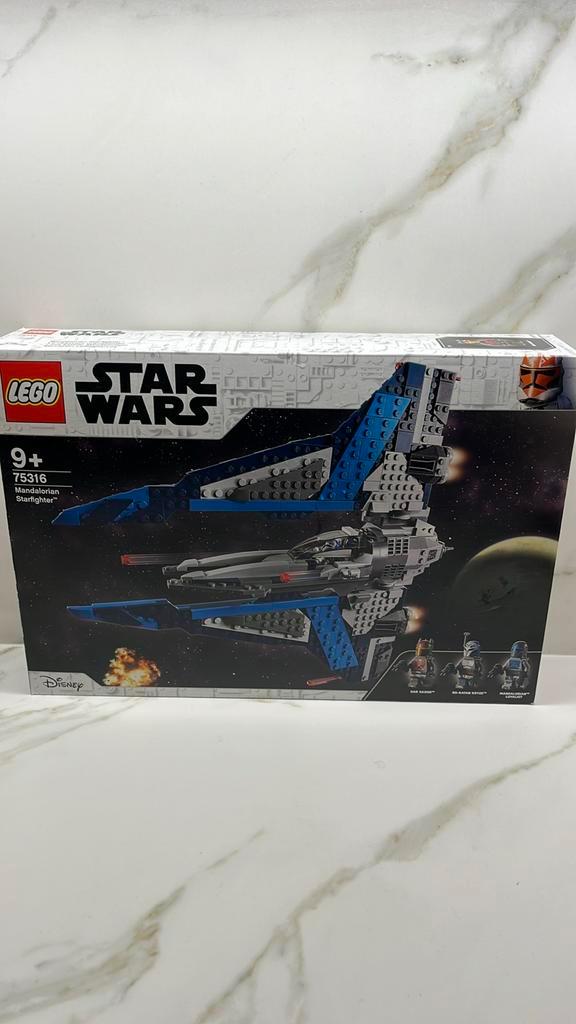 Lego Star Wars Mandalorian Starfighter 75316, Kinderen en Baby's, Speelgoed | Duplo en Lego, Zo goed als nieuw, Lego, Complete set