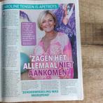 Caroline Tensen Artikel Knipsel, Ophalen of Verzenden, 1980 tot heden, Nederland, Knipsel(s)