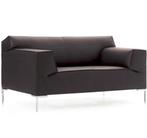 Design on Stock Bloq leren bank, Ophalen, 150 tot 200 cm, Tweepersoons, Zo goed als nieuw