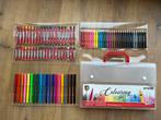 90-delige tekenset / kleurset, NIEUW! Potloden, stiften etc., Hobby en Vrije tijd, Tekenen, Ophalen, Nieuw, Potlood of Stift