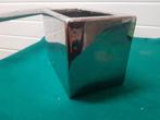 -	Bloembak zilver chroom kleurig, Ophalen of Verzenden, 'T Olde Gre-j, Info@toldegrej.nl, Endepoelstraat 20f Didam