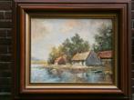 Jan Hendrik Miller, olieverfschilderij, gesigneerd, klassiek, Antiek en Kunst, Kunst | Schilderijen | Klassiek, Ophalen of Verzenden